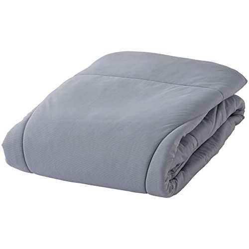 アイリスプラザ肌掛け布団  抗菌防臭 洗濯機OK シングル グレー