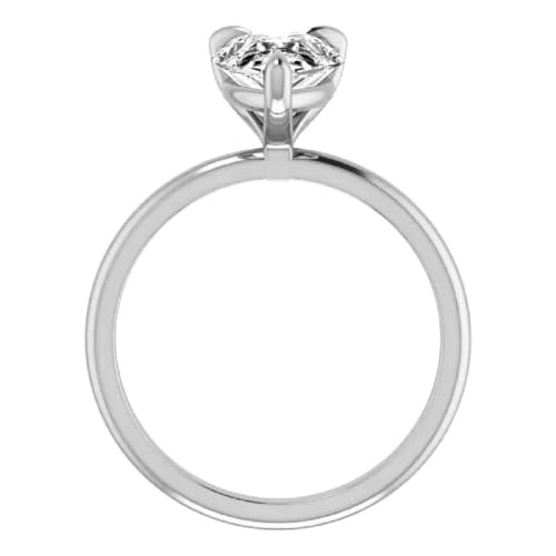 Moissanite Engagement Ring, Pear Cut 1.50 CT, Solitaire Wedding Ring, 10K 14K 18K Gold & 925 Sterling Silver Anniversary Propose Gift For Women4