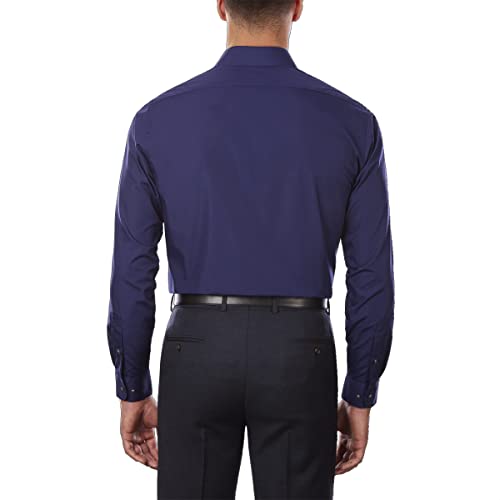 Image of Van Heusen Men's Poplin Regular Fit Solid Point Collar Dress Shirt