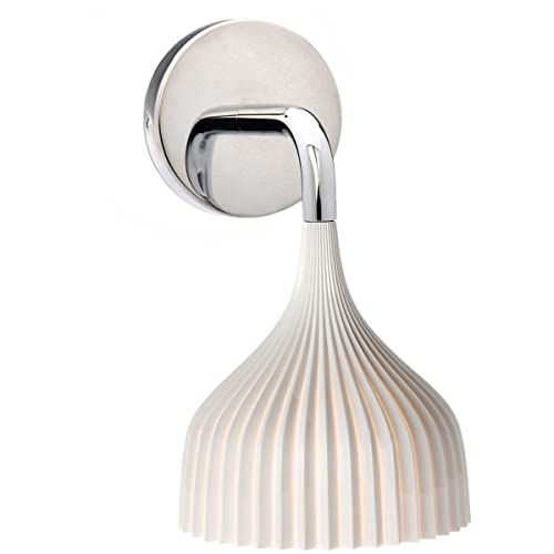 Kartell E' Lampada Applique da parete E14, Bianco, 13.5ⵁx14.5 cm