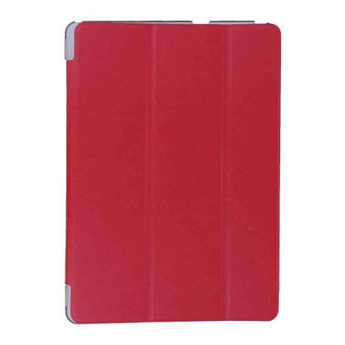 Funda Cubierta Inteligente Plegable para Huawei MEDIAPAD T3 10 9,6', Flip Smart Cover, Carcasa Protector, Rojo