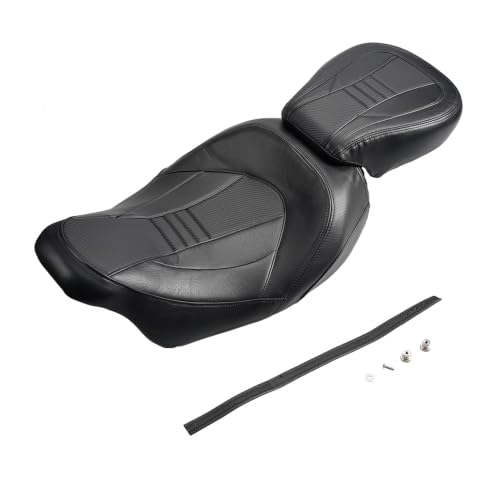 Asiento motocicleta cojín de asiento de pasajero doble Touring Electra 2009-2023