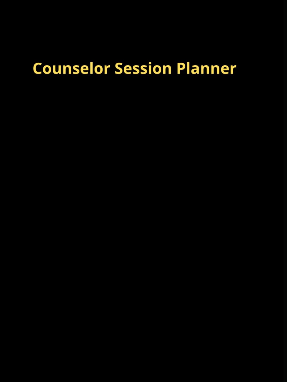 Counselor Session Planner
