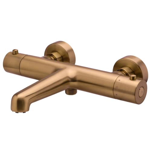 Essebagno Luisa mitigeur bain-douche thermostatique cuivre brossé