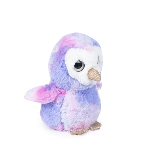 Image of Penny Shiny is Miny Series, Owl, Plush Soft, Toy Cute Kids, Sparkly Eyes, Birthday Animal Baby Boys /Girls (Purple)