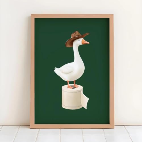 Toile Oie Verte pour Salle de Bain : Créez une Ambiance Relaxante et Amusante