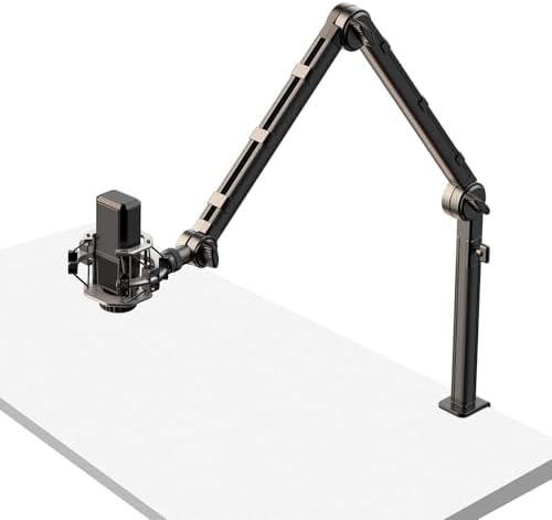 ULANZI LS24 Braço de microfone, suporte de mesa de alumínio para ...