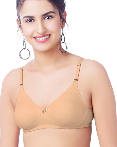 Image of Brida Monica Breathable Cotton Non-Padded Transparent Bra - Comfortable, Stylish