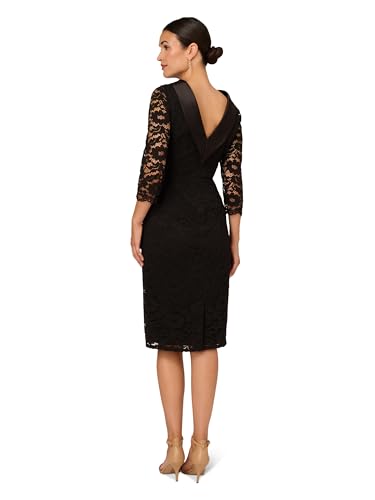 Adrianna Papell Women's Roll Neck Sheath Dress2