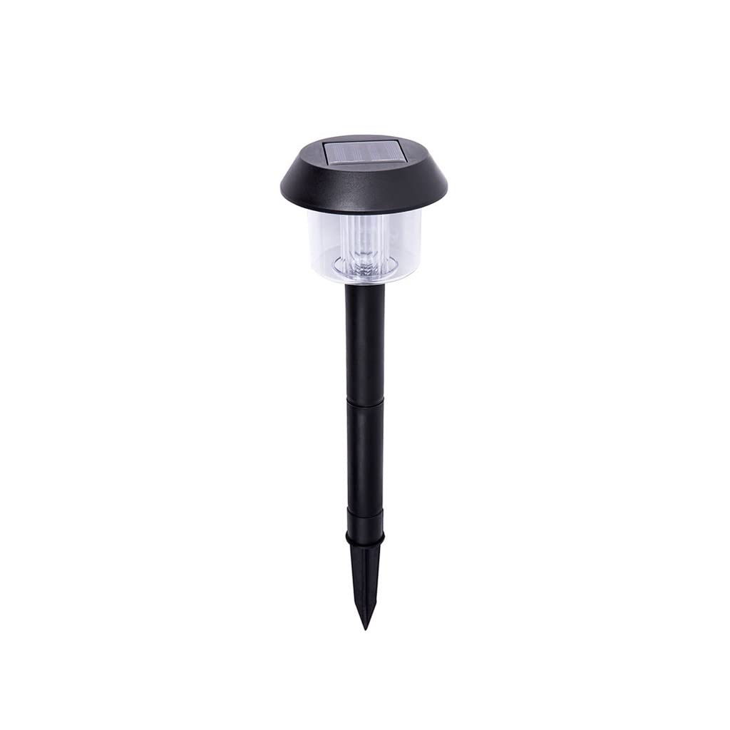VUIKLCty Led Solar Ground Plug Light Garden Light Outdoor Waterproof Ground Plug Landscape Garden Lawn Light(Schwarz)