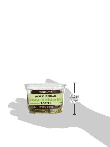 Trader Joe's Dark Chocolate Roasted Pistachio Toffee, 7.5 Oz. #TOP2
