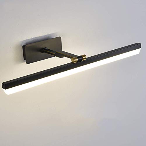 Luz neutra 4000K para espejo retro de baño con cabezal orientable de diseño vintage