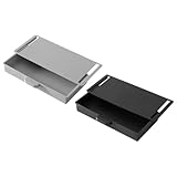 IDEANATEGRATE Wear Resistant Punch Storage Box Hidden Desktop Drawer Organizer Large Capacity Adhesive Desk Pencil Tray Plastic Tables Drawers for Desk Cupboard Office