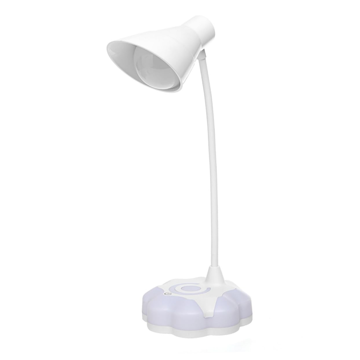 ORFOFE USB Charging Touch Control Table Lamp Adjustable Brightness Eye Care Learning Lamp for Home Office and Bedroom with Integrated Night Light
