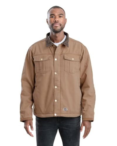 Berne Vintage Washed Sherpa-Lined Jacket