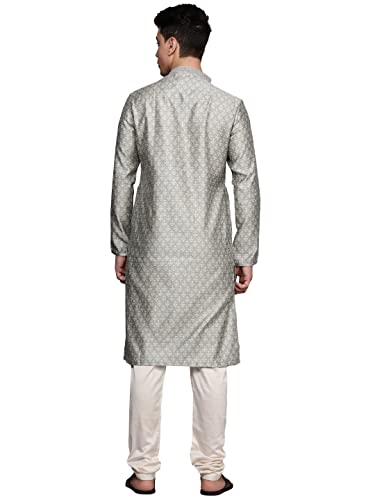 Image of Manyavar Men's Viscose Blend Kurta Set (2pcs)
