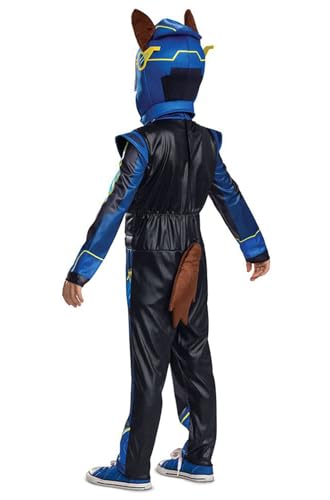 Disguise boys Chase Deluxe Toddler Costume, Official Paw Patrol Halloween Outfit With Armor and Headpiece for Kidschildrens-costumes
