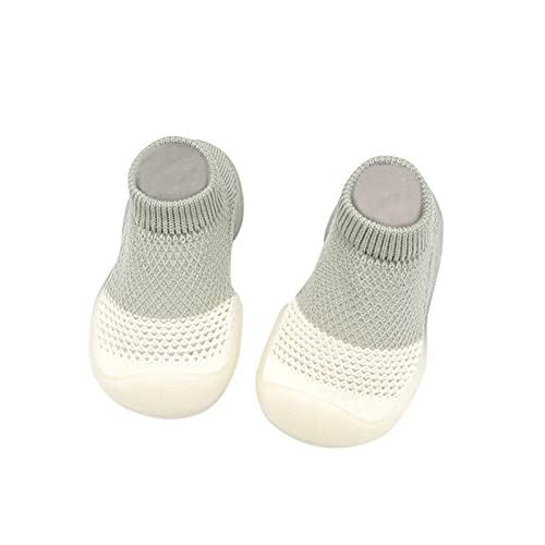 Image of Baby Walking Shoes Toddler First Walkers Non-Slip Soft Sole Slip-On Sneakers Casual Summer Mesh Lightweight Sock Shoe