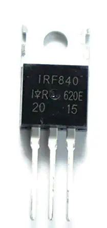 Electronic Spices IRF840 N-Channel Power MOSFET 8A 500V pack of 2