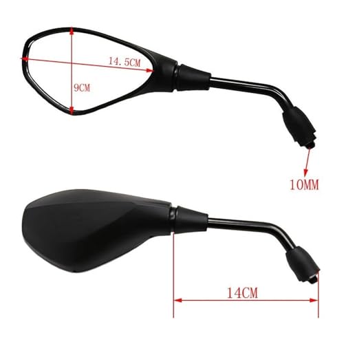 Espejo retrovisor de motocicleta antirreflejo para Benelli TRK 502X Leoncino 500 5