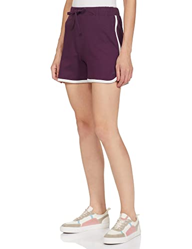 Image of Amazon Brand - Symbol Women's Cotton Blend Regular Fit Lounge Shorts (Pack of 2)