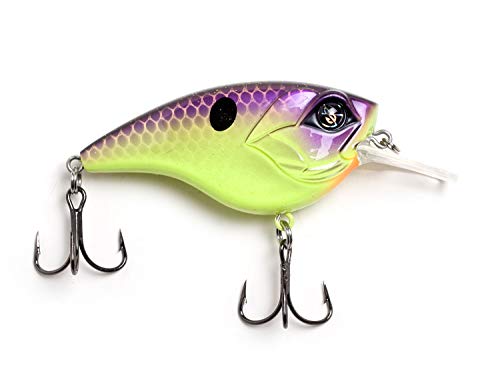 Googan Squad Flat Banger, 2-1/2 in, 1/2 oz, 3-6 ft, Kosmo Shad, Crankbait, Bass Fishing Lure