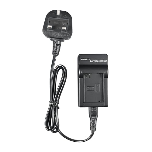 DSTE BC-85A Caricabatterie da viaggio compatibile per fotocamera Fujifilm NP-85