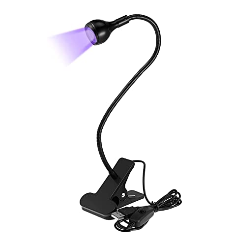 Alisban Luz LED UV, pequena luz UV para unhas de gel, entrada USB de 5 V, lâmpada UV, luz de cura co