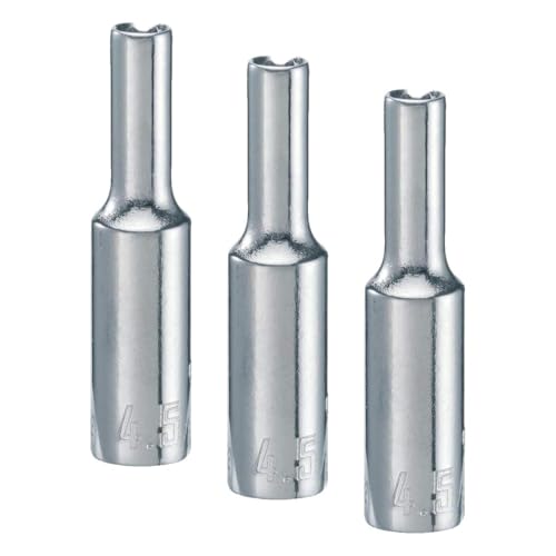 Image of CRAFTSMAN Deep Socket, Metric, 1 /4-Inch Drive, 4.5mm, 6-Point (CMMT99103) (Pack of 3)