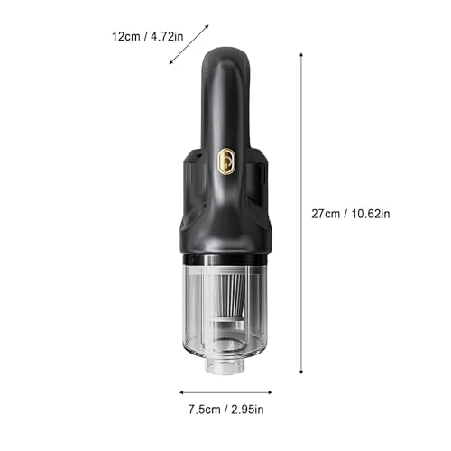Lovskoo Car Vacuum Cleaner Carpet and Floor Handheld Stick Vacuum with 35 Mins Long Runtime, Deep Filtration, Wet and Dry, Hardwood Floor Vacuum Upright Vacuum Cleaner for Pet Hair Cleaning Tools