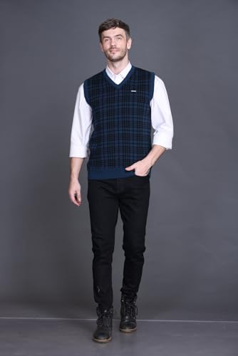 Image of GODFREY Half Sweater for Man Winter Pullover - Sleeveless Men Sweaters