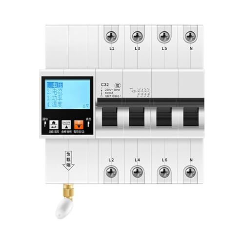 Disjoncteur triphasé 380V 4P 63A connecté 4G pour sécuriser la maison connectée