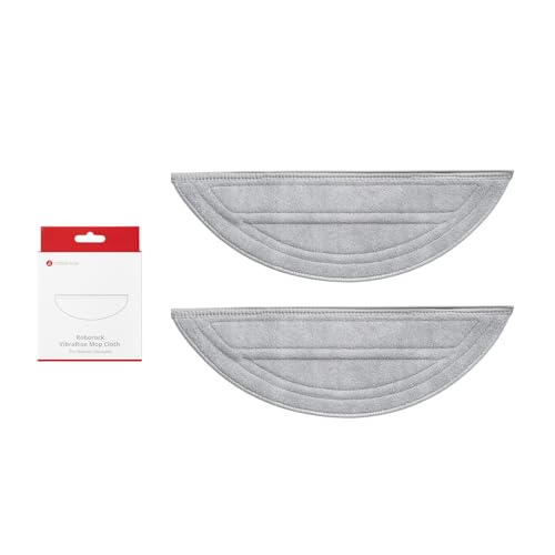 Image of roborock 2 Pack Microfiber Mop Cloths for Saros 10 Robot Vacuum Cleaner, Mop Pad Replacement Accessories