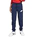Nike Boy's NSW Club Jogger Fleece Pant, Midnight Navy/Midnight Navy/White, Large