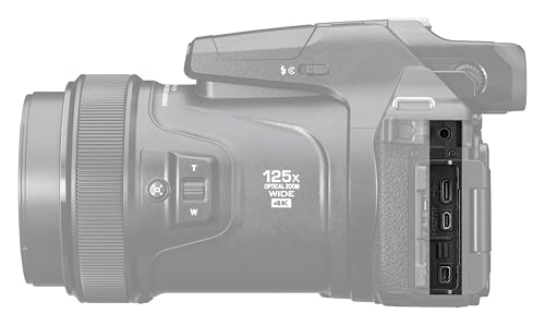 Nikon COOLPIX P1100 Superzoom Digital Camera | 125x Optical Zoom with Image Stabilization 16 MP 4K Ultra HD Video Wi-Fi Connectivity RAW Format and Rotating LCD Screen (Black)