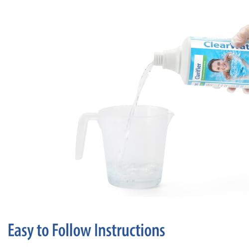 Clearwater Water Clarifier for Hot tub Spa and Swimming Water Treatment for Pristine Crystal Clear Water (1L) - Image 3