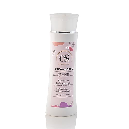 Crema Anticelulítica Potente con Cafeína, Fucus y Algas Rojas l Drenante Forte Reductora para Celulitis Resistente de I y II grados l Crema Corporal Bio Reafirmante y Adelgazante 200ml