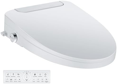 Electric Bidet Toilet Seat, Elongated, Warm Water with Air Dryer,...
