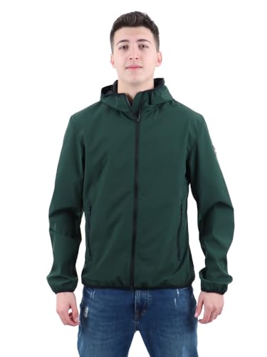 Veste Soft Shell Colmar Homme 52 - Blouson Déperlant à Capuche