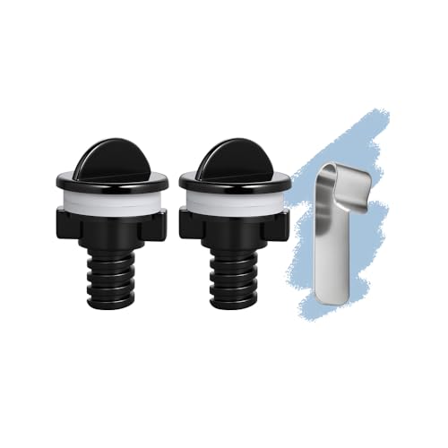 Hole Blockers & Anti-Airlock Clip for All Gravity-Fed Water Filtration Systems - Compatible with Berkey, Waterdrop, Purewell, and Other Countertop Water Filter Systems