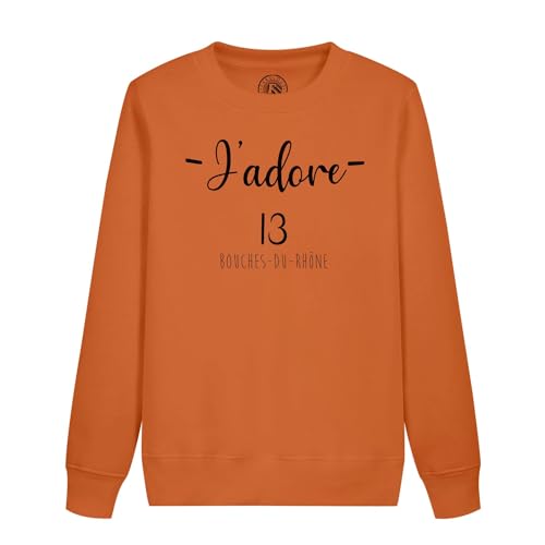Sweatshirt Enfant 13 Bouches du Rhone - J'adore le Département en Coton