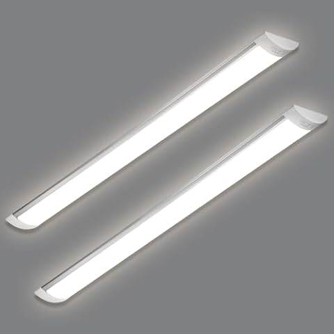 HUMIGA 5FT LED Batten Light 2 Pack Cover