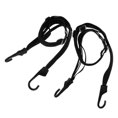 DECHOUS 2pcs High Elastic Bungee Cord with Dual Hooks Motorcycle and Luggage Tie Down Straps Lightweight and Durable Elastic Rope for Cargo and Securement