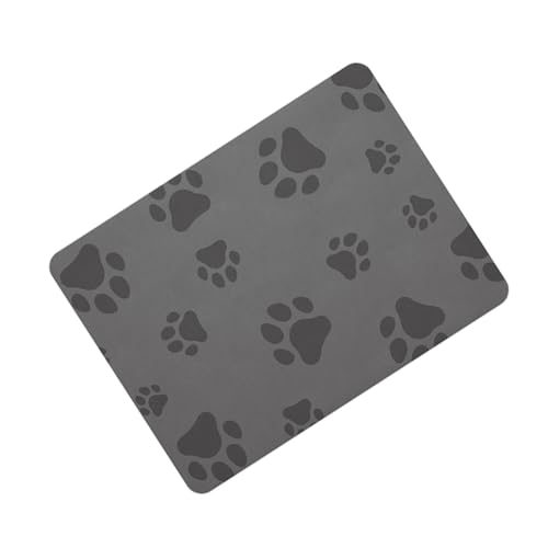 Toddmomy Reusable Pet Feeding Mat Quick Dry Absorbent Dog and Cat Bowl Mat Non Slip Pet Food for Water and Feeding for Home Decor and Easy Cleaning