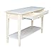 IC International Concepts Spencer Console-Server End Table, Versatile Design for Living Room, Hallway, or Office, Easy to Assemble - Unfinished