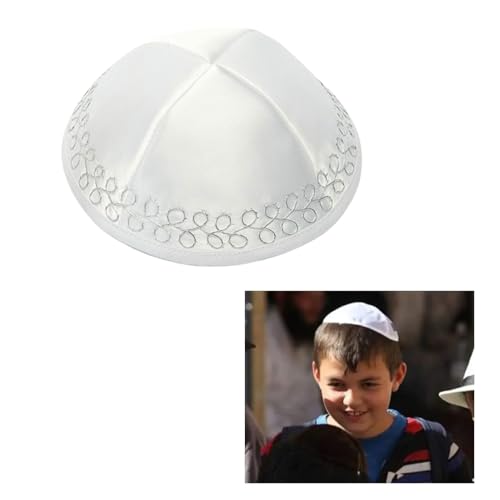 Jewish Hat for Adults Traditional Style Jewish Kippah Handmade Israel Kippah Hat Symbol of Jewish Culture - Thumbnail 5