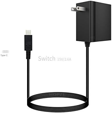 AC Adapter Charger for Nintendo Switch, HOPZE Switch Charger AC Adapter Power Supply 15V 2.6A Fast Charging Kit for Switch Dock /Switch Lite and Pro Controller (Suppt TV MODE)