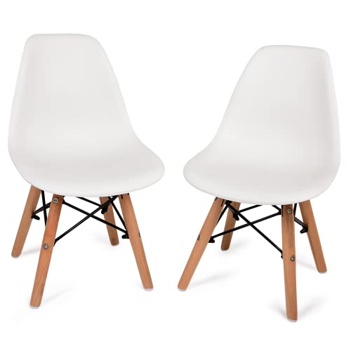 Urbanmod Kids Modern Style Chairs, [Set Of 2] Abs Easy-Clean Chairs!! Highest Strength Capacity (330Lbs)! Stools For Playroom And Nursery #TOP15