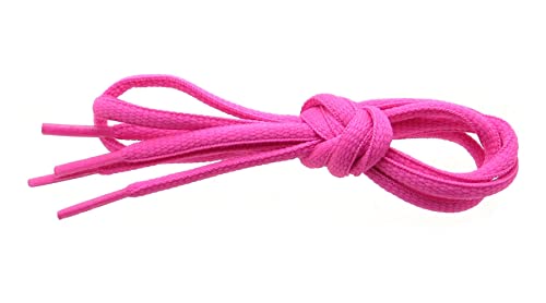 Image of Oval Athletic Shoelaces 1 /4 inch Thick Solid Colors for All Shoes Several Lengths