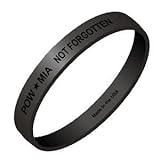 POW * MIA Black Wristbands